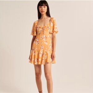 Abercrombie & Fitch Yellow Floral Dress